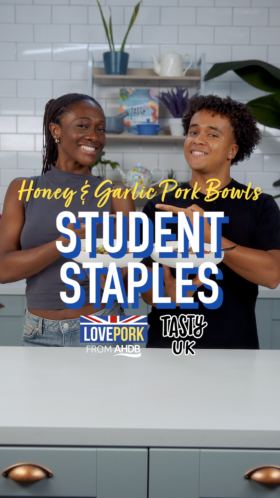 Thumbnail picture of Tasty UK's Student Staples series for pork rice bowls